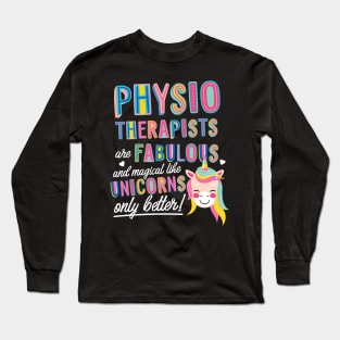 Physiotherapists are like Unicorns Gift Idea Long Sleeve T-Shirt